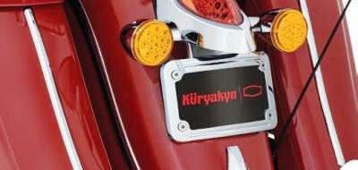 Kuryakyn Indian LED Curved License Frame 5699